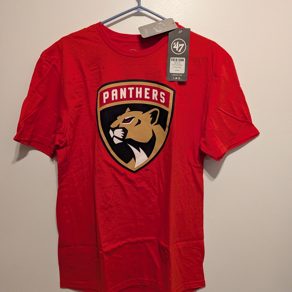 47 Brand Florida Panthers Red Logo Tee